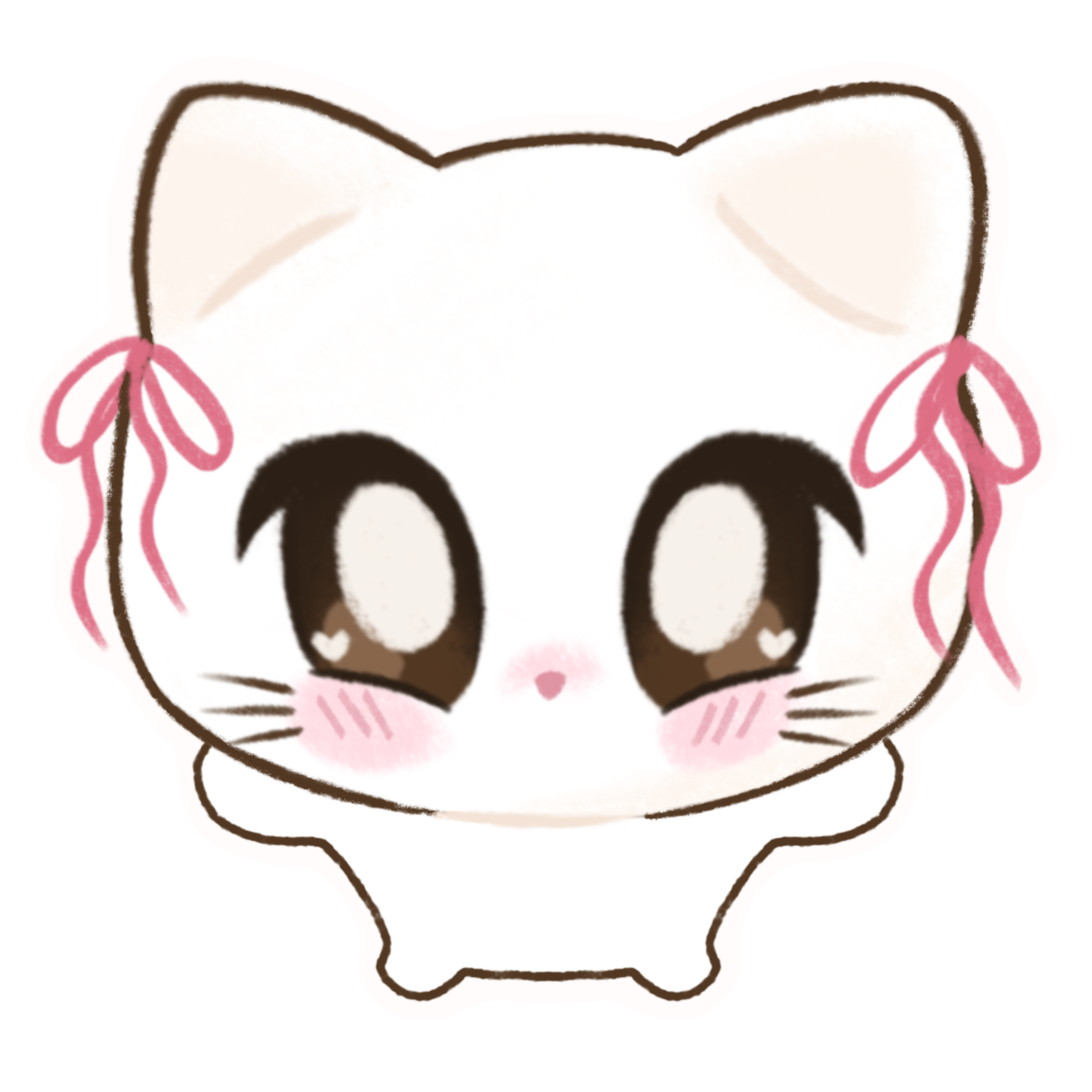 big baby eyes miji sticker
