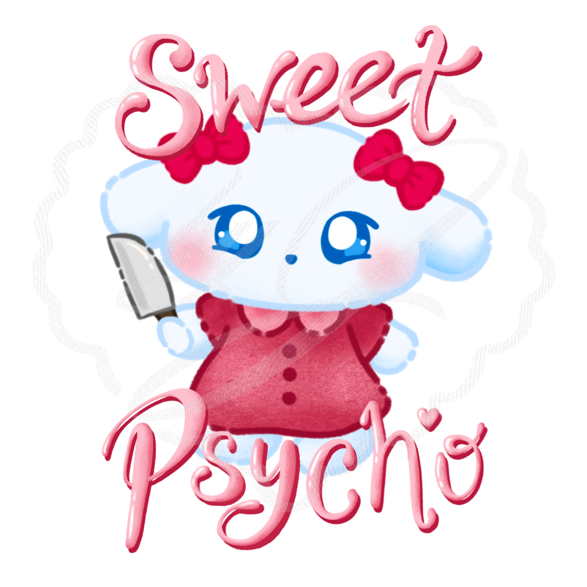 Sweet Psycho Tichi Sticker